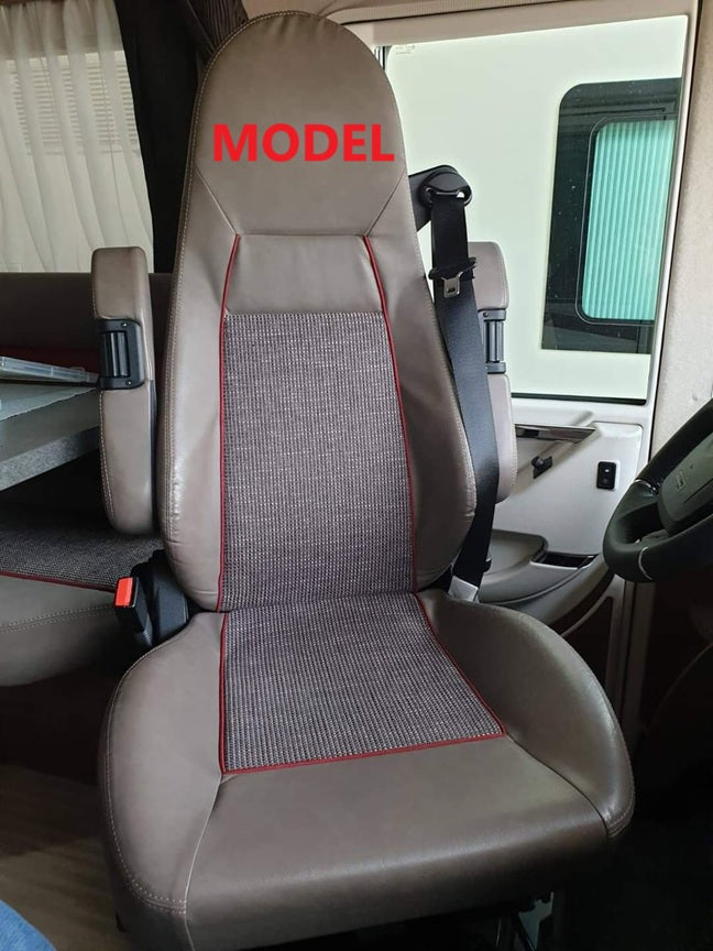 CAMPER DRIVER'S SEAT COVERS AGUTI with belts