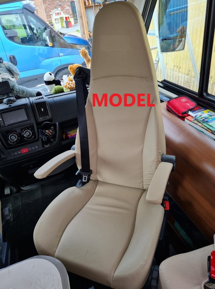 CAMPER DRIVER'S SEAT COVERS AGUTI with belts