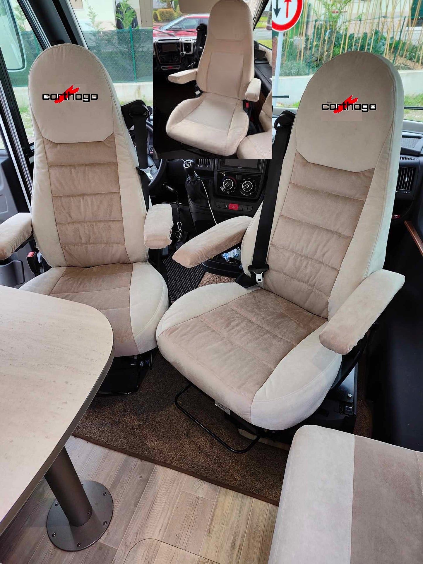 CAMPER GUIDE SEAT COVERS AGUTI CINTURE (Copia)